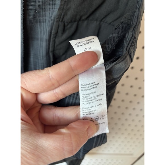 Izod Golf Classics Plaid Men's 38 Shorts Black Gray Polyester Active Outdoor - Picture 5 of 5